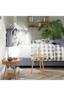 Wooden Round Tray | Wireworks Busboy | OROA TRADE