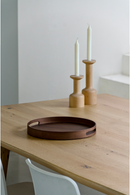Wooden Round Tray | Wireworks Busboy | OROA TRADE