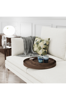 Wooden Round Tray | Wireworks Busboy | OROA TRADE