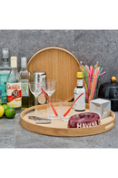 Wooden Round Tray | Wireworks Busboy 450 Round Tray | OROA TRADE