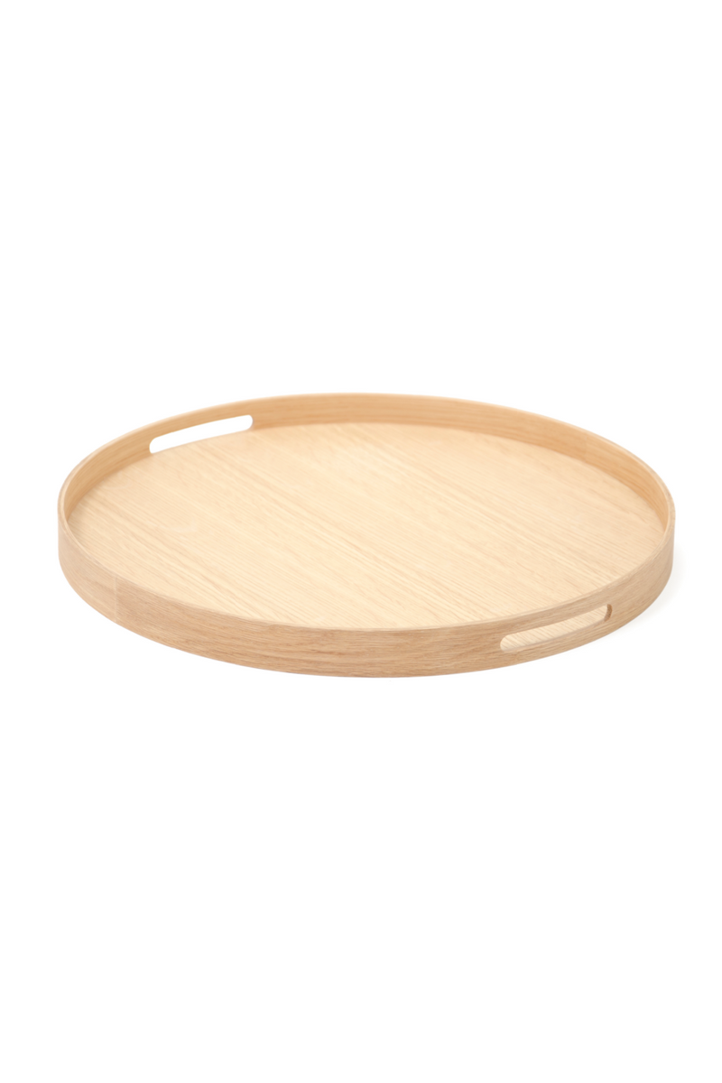 Wooden Round Tray | Wireworks Busboy 450 Round Tray | OROA TRADE