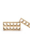 Natural Oak Wine Bottle Rack | Wireworks | OROA TRADE