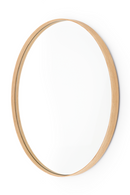 Oak Wooden Round Wall Mirror | Wireworks Glance 660 | OROA TRADE