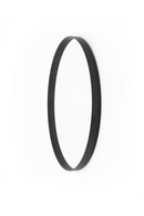 Oak Wooden Round Wall Mirror | Wireworks Glance 660 | OROA TRADE
