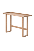 Oak Rectangular Slim Console Table | Wireworks | OROA TRADE