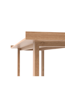 Oak Rectangular Slim Console Table | Wireworks | OROA TRADE