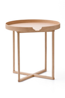 Round Removable Tray Side Table | Wireworks Damien | OROA TRADE
