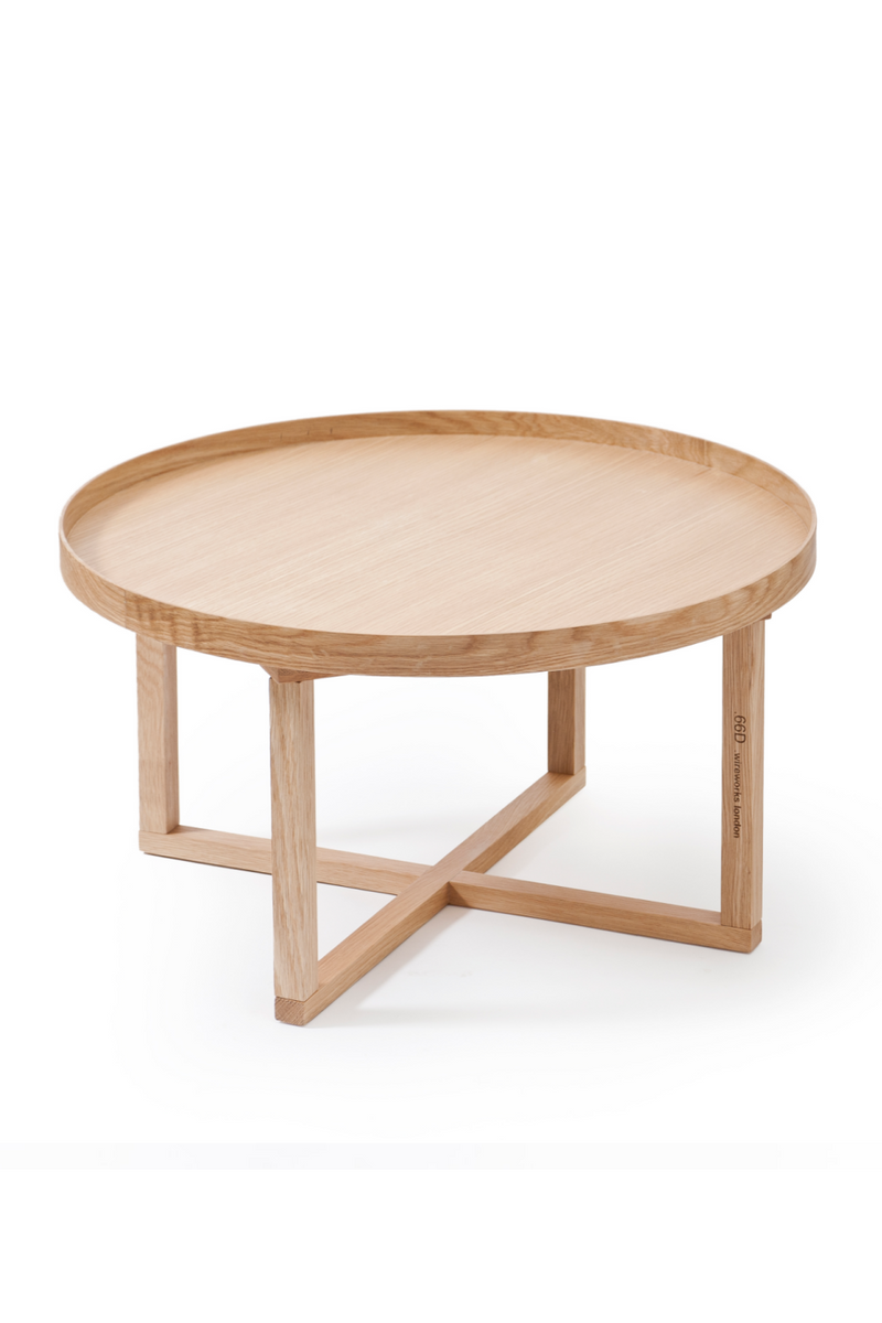 Wooden Round Coffee Table | Wireworks | OROA TRADE