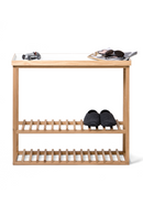 White Rectangular Console Table with Storage | Wireworks Hello | OROA TRADE