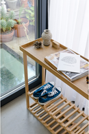 Oak Rectangular Console Table with Storage | Wireworks Hello | OROA TRADE