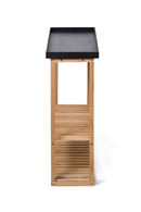 Black Rectangular Console Table with Storage | Wireworks Hello | OROA TRADE