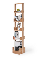 Wooden Five-Shelf Freestanding Bookcase | Wireworks Bookie | OROA TRADE