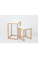 Wooden Nesting Side Table Set | Wireworks | OROA TRADE