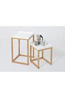 Wooden Nesting Side Table Set | Wireworks | OROA TRADE