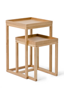 Wooden Nesting Side Table Set | Wireworks | OROA TRADE