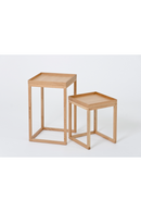 Wooden Nesting Side Table Set | Wireworks | OROA TRADE