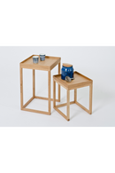 Wooden Nesting Side Table Set | Wireworks | OROA TRADE