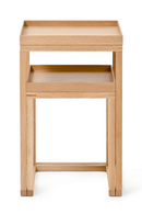 Wooden Nesting Side Table Set | Wireworks | OROA TRADE