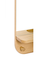Oak Wooden Wall Storage Mirror | Wireworks Silent | OROA TRADE