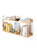 2 Level Wooden Wall Shelf | Wireworks Platform 2  | OROA TRADE