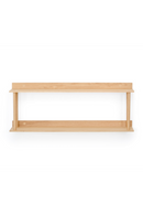2 Level Wooden Wall Shelf | Wireworks Platform 2 | OROA TRADE