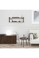 2 Level Wooden Wall Shelf | Wireworks Platform 2 | OROA TRADE