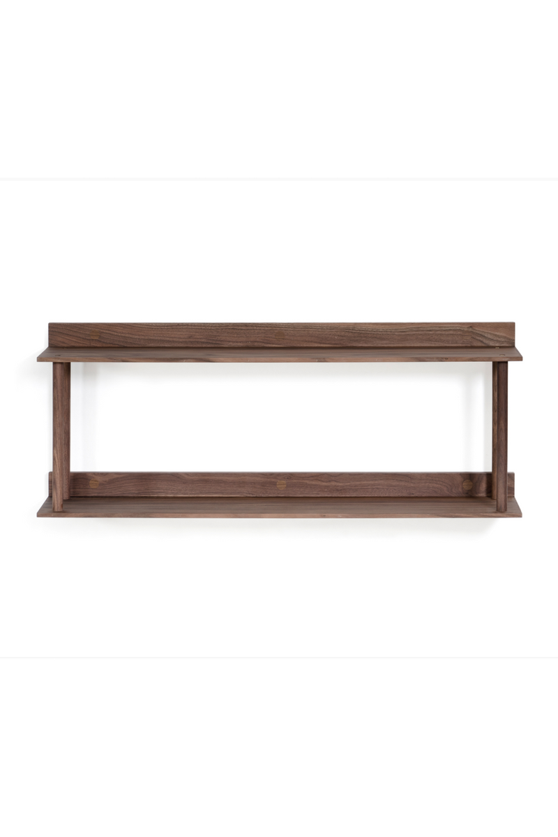 2 Level Wooden Wall Shelf | Wireworks Platform 2 | OROA TRADE