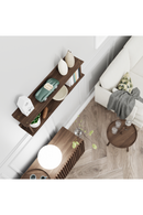 2 Level Wooden Wall Shelf | Wireworks Platform 2 | OROA TRADE