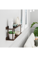 2 Level Wooden Wall Shelf | Wireworks Platform 2 | OROA TRADE