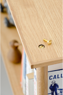 3 Level Wooden Wall Shelf  | Wireworks Platform 3 | OROA TRADE