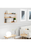 3 Level Wooden Wall Shelf  | Wireworks Platform 3 | OROA TRADE