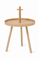 Wooden Portable End Table | Wireworks Pick Me Up | OROA TRADE