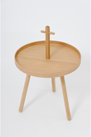 Wooden Portable End Table | Wireworks Pick Me Up | OROA TRADE