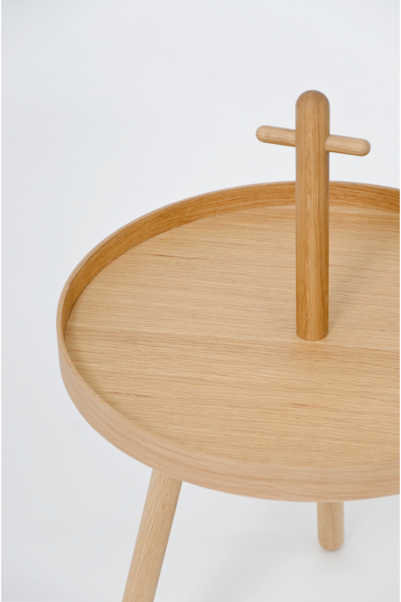 Wooden Portable End Table | Wireworks Pick Me Up | OROA TRADE