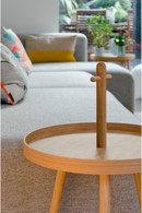 Wooden Portable End Table | Wireworks Pick Me Up | OROA TRADE