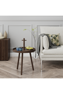 Wooden Portable End Table | Wireworks Pick Me Up | OROA TRADE