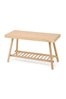 Oak Spindle Storage Bench | Wireworks | OROA TRADE