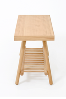 Oak Spindle Storage Bench | Wireworks | OROA TRADE