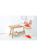 Oak Spindle Storage Bench | Wireworks | OROA TRADE