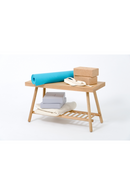 Oak Spindle Storage Bench | Wireworks | OROA TRADE