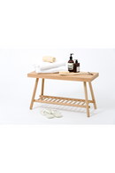 Oak Spindle Storage Bench | Wireworks | OROA TRADE