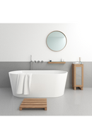 Oak Duckboard Bath Mat | Wireworks Apartment | OROA TRADE