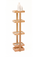 Freestanding Oak Bathroom Storage Tower | Wireworks Mezza | OROA TRADE
