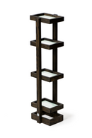 Freestanding Oak Bathroom Storage Tower | Wireworks Mezza | OROA TRADE