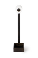 Oak Standing Toilet Paper Holder with Storage | Wireworks Mezza | OROA TRADE