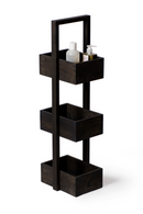 3 Tray Oak Storage Caddy | Wireworks Mezza | OROA TRADE