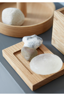 Rectangular Oak Soap Dish | Wireworks Mezza | OROA TRADE