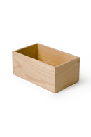 Rectangular Oak Bathroom Storage Box | Wireworks Mezza | OROA TRADE