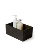Rectangular Oak Bathroom Storage Box | Wireworks Mezza | OROA TRADE