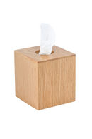 Square Oak Tissue Box Cover | Wireworks Mezza | OROA TRADE